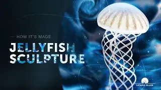 Glass Blown Jellyfish Sculpture - How Jellyfish Glass Art Is Made