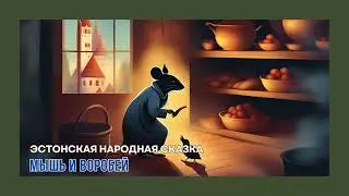 Мышь и воробей. Эстонская народная сказка. #книги #сказки #book #длядетей