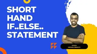 Short Hand if..else Statement 