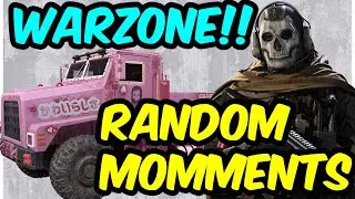 WARZONE RANDOM MOMENTS!!!! INSANE SQUAD WIPES AND WIN!!