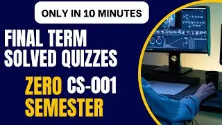 CS 001 Final Term Solved Quizzes Zero Semester |CS 001 Module 5| Move Copy or Delete the text