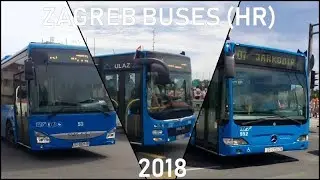 Zagreb Buses | Autobusai Zagrebe | Croatia, 2018