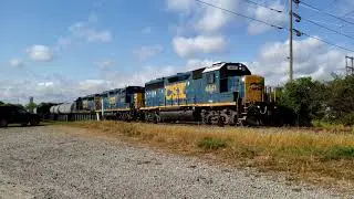 CSX J782 at Troy OH w/CSXT GP40-2 4441