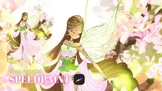 Flora Nymphix | procreate speedpaint