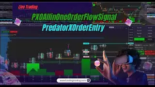 Trading Live ORDERFLOW PXOAllinOneOrderFlowSignal With PredatorXOrderEntry 2024-07-25
