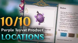 Purple Teyvat Products Genshin Impact Location