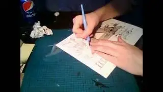 Drawing a Manga Page