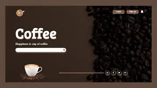 website landing page using HTML and CSS