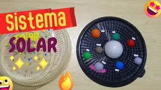 como hacer el SISTEMA SOLAR 100% reciclado facil y rapido