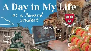 a day in my life as a harvard student | studying neuroscience, working abroad in europe