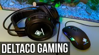 HEADPHONES Deltaco Gaming DH110 + MOUSE DM110 / REVIEW and TESTS