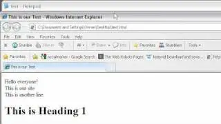 HTML Tutorial 2: HTML for Beginners part 2.