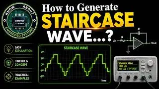 Staircase wave Generation using DAC