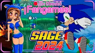 🔴¡JUGANDO FANGAMES HERMOSOS DE SONIC! ¡SAGE EXPO!🤩✨