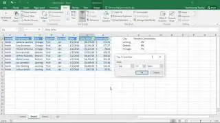 Using the Top 10 Auto Filter in Excel