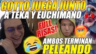 😲GOTTO BUSCA RANKED😲Y JUEGA JUNTO A EUCHI MANO Y KINGTEKA, AMBOS TERMINAN PELEANDO🤣 FULL RISAS🤣