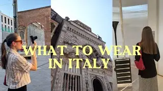 WHAT I WORE IN ITALY - Outfits and impressions of Milan, Bergamo and Lake Como
