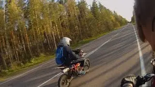 Покатушки На Минск 125, Irbis ttr 125, Irbis Virago - Карьер (Rurally Style)