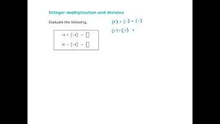 Integer multiplication and division (ALEKS examples)