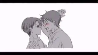 Eren X levi and gif