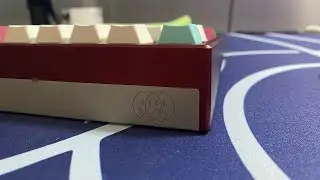 Cruel World/CW88 proto - Inks on Alu half | typing test