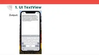 2. UITextView Delegate and UIButton