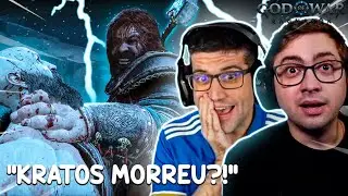 STREAMERS SURPREENDIDOS COM A BATALHA EPICA DE KRATOS VS THOR EM GOD OF WAR RAGNAROK!