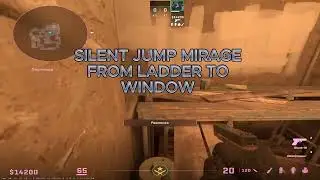 SILENT DROP MIRAGE FROM LADDER CS2