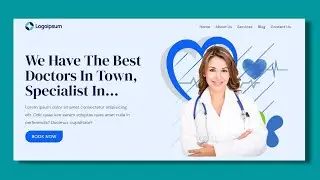 Header Banner Design Using HTML CSS Only in 6 Minutes