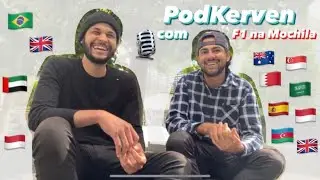 ELES VIAJAM O MUNDO ATRÁS DE FORMULA 1 😱 Podcast com F1 na Mochila.