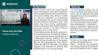 Self-stigma at hepatitis b and c and delayed diagnosis and treatment (Shireen Acary Abu Elhija)