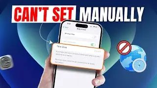 How to Fix This Time Zone Cannot Be Set Manually Due to Device Restrictions | Time Zone Issues