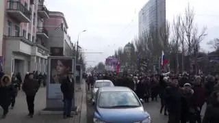 Митинг в Донецке 07 02  2014