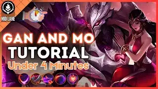 4-Minute Gan And Mo Tutorial in Mid Lane || (HoK S9) 2025
