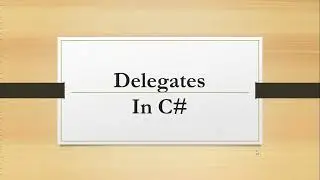C# - Delegates