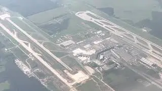 Пролёт над Домодедово и полет в Петербург