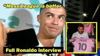 Cristiano Ronaldo interview after Messi joins MLS side Inter Miami