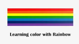 Learning color with rainbow | เรียนรู้สีจากรุ้งกินน้ำ (ฟรีสไลด์)