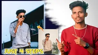 PS Tuch Mobile Background Change & Colour Grading Photo Editing Tutorial In Hindi | Alex Editing