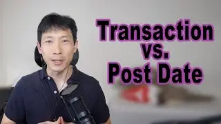 Transaction Date vs. Post Date for Spending Categories