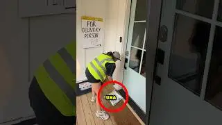 AMAZON delivery lady surprised the puppy! 🐕🥰