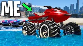 Trolling Cops with 100 Boat Cars on GTA 5 RP