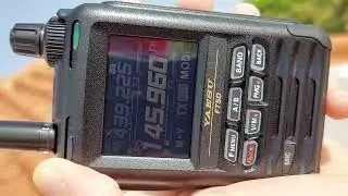 AO-91 FM Satellite pass on handheld transceiver.
