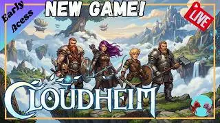 YOU SHOULD PLAY THIS! |physics- based Combat and movement | Cloudheim | Early Access | CO-OP | Day 2