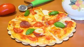 The most delicious pizza on thin dough
