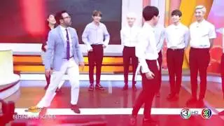 Behind The Scene BTS cut Thai Morning News Harold TdKeller