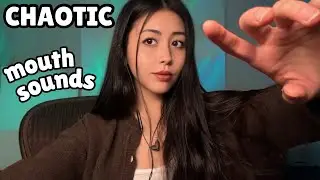 ASMR Chaotic Mouth Sounds in My NEW House 💦 Spit Painting, Coconut Rain + Phantom Flash