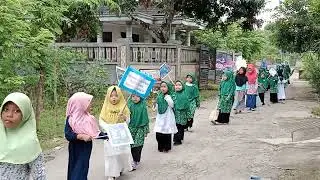 Pawai Poster Santri TPA ALBA Sambut Ramadhan 1443 H