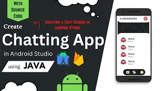 Chat Application | Creating a Chat Screen in Android Studio | With source code  | Chat app