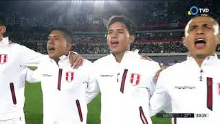 Himno peruano en el monumental - Argentina vs Peru 14/10/2021-Respetado- Eliminatorias mundial 2022